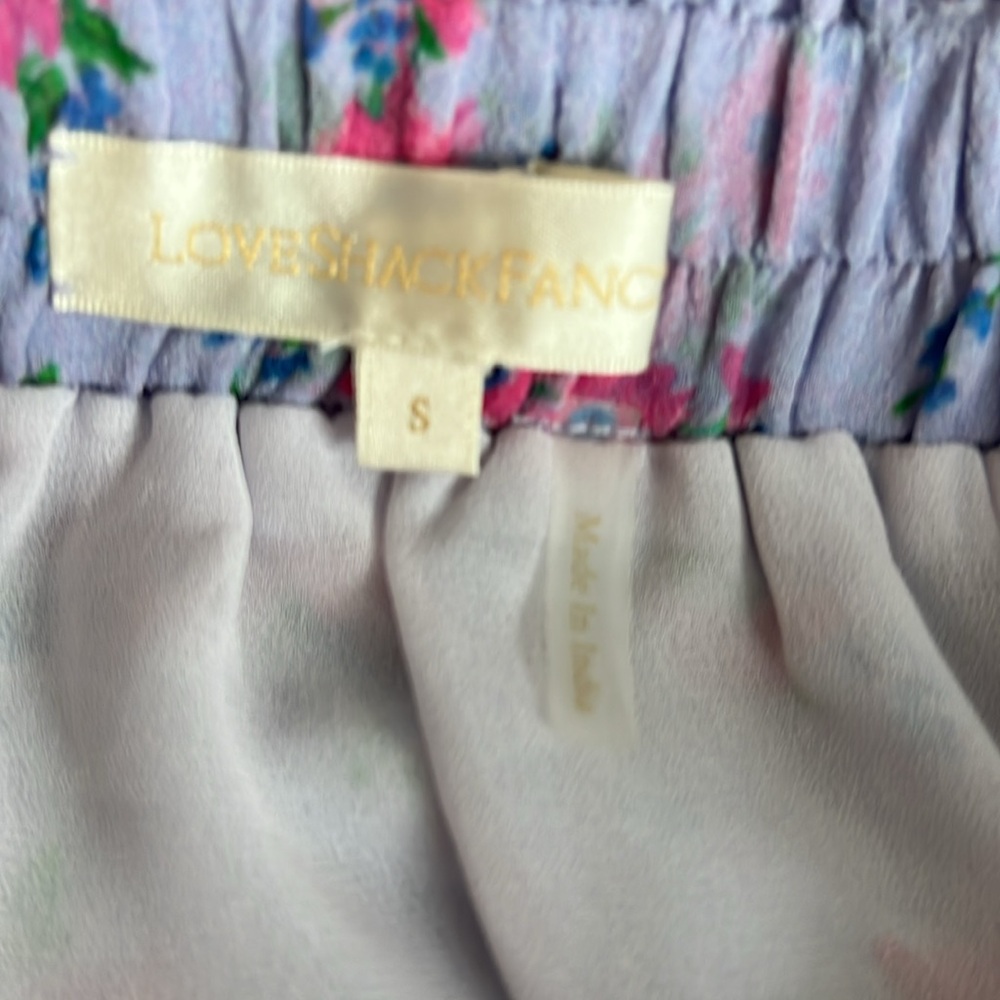 LoveShackFancy Silk Mini Skirt - Picture 3 of 8
